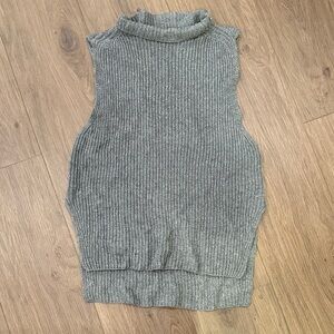 Trouve Charcoal Turtleneck Sweater